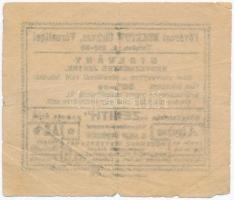 DN "Fővárosi Beketow Cirkusz, Városliget" utalvány 50%-os jegyre T:III,III-