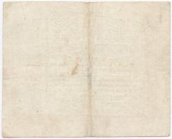 Rozsnyó 1849. 1kr "Rozsnyó bánya város pénztári utalványa" T:III