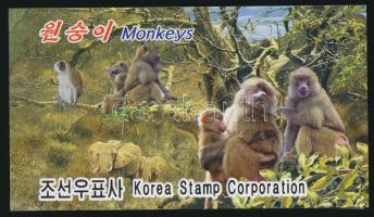 Monkies stamp-booklet Majmok bélyegfüzet