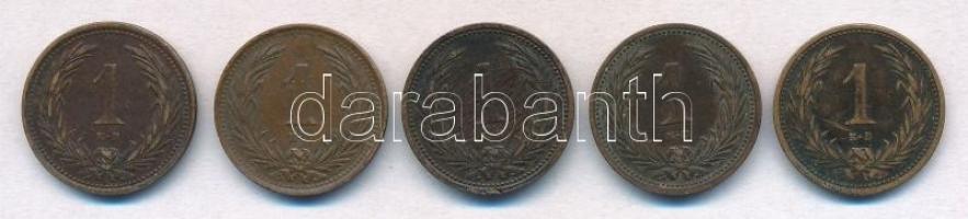 1896KB-1902KB 1f Br (5x) T:2,2- ph. 
Adamo K1