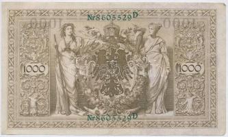 Német Birodalom 1910. 1000M hétjegyű sorszámmal (3x) sorszámkövetők T:III
German Empire 1910. 1000 ...