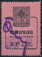 1945 Rákospalota városi illetékbélyeg 30P/2P (4.000)