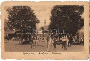 Tuzla, Appelplatz / Appelov trg / market square with vendors