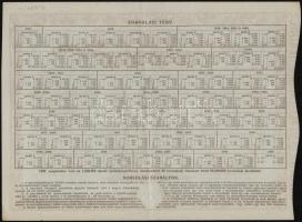 Budapest 1917. "Hadsegítési és Népjóléti nyereménykölcsön" nyereménykötvény 40K-ról, szára...