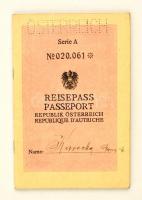 1947 Osztrák útlevél / Austrian passport