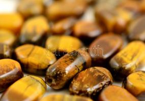 Apró fűzhető tigrisszem féldrágakövek