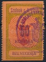 1922-23 Szolnok városi illeték 5 sz. bélyeg (6.000)