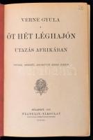 Verne Gyula: Öt hét léghajón. Utazás Afrikában. Bp., 1923, Franklin-Társulat. Ötödik kiadás. Kiadói ...