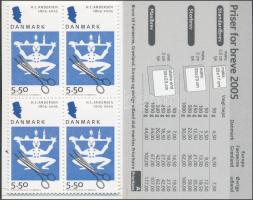 Andersen stamp-booklet, Andersen bélyegfüzet