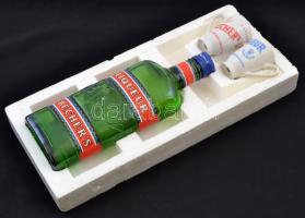 Carlsbard  Becher likőr készlet (porcelán mini csészékkel), eredeti dobozában, 0,35 l