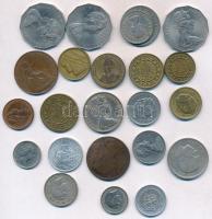 23db-os vegyes külföldi fémpénz tétel, közte Nagy-Britannia 1916. 1p Br "V. György", illet...