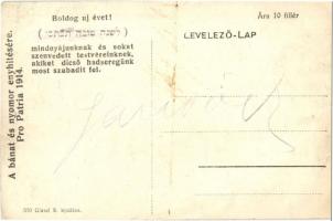 Zsolna, Zilina; utcakép, Kranicsek (?) Antal üzlete. 1914 Pro Patria, a Bánat és a nyomor enyhítésér...