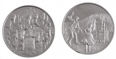 DN "Magyarország Történelmi Borvidékei" Ag emlékérem sorozat két darabja, "Szekszárd&...