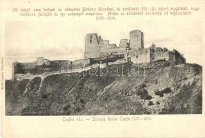 Csejte, Cachtice; Hrad Báthorovcov / Báthory Erzsébet várroma / castle ruins