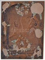 DN "Herman Ottó" Br emlékplakett, rajta vésett szignó "CsR (Csíkszentmihályi Róbert?)...