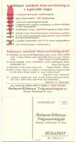 Bosányi, Schietrumpf és Társa Budapest-Kőbányai Trágyaszárítógyár kinyitható reklámlapja / Hungarian Fertilizer drying companys folding advertisement card
