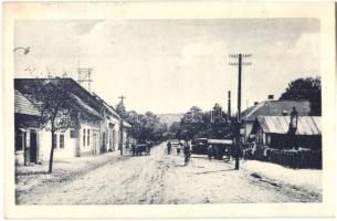 Ipolyság, Sahy; Újváros, utcakép / Predmestie / street view, 1938 Az első visszatért város So. Stpl
