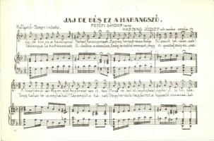 Jaj de bús ez a harangszó! Hartung József van zenész kiadása / Hungarian music sheet, 1938 Léva visszatért So. Stpl