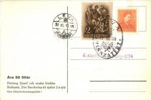 Jaj de bús ez a harangszó! Hartung József van zenész kiadása / Hungarian music sheet, "1938 Lév...