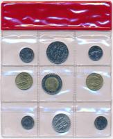 Vatikán 1988-1991. 10L-500L (9xklf) szuvenír forgalmi szett fólia tokban T:1-
Vatican 1988-1991. 10...