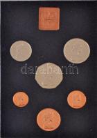 Nagy-Britannia 1978. 1/2p-50p (6xklf) forgalmi sor lezárt dísztokban, borítékban T:PP  Great Britain 1978. 1/2 Penny - 50 Pence (6xdiff) coin set in sealed case, in envelope C:PP