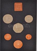 Nagy-Britannia 1978. 1/2p-50p (6xklf) forgalmi sor lezárt dísztokban, borítékban T:PP 
Great Britai...