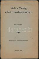 1946 dr. Komlós Ottó: Stefan Zweig zsidó vonatkozásaihoz. 8p.