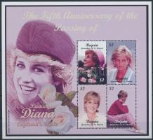 Diana hercegnő kisív, Princess Diana mini sheet