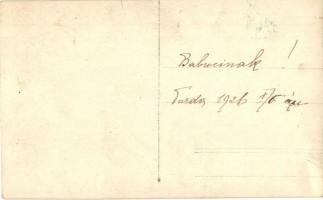 1926 Torda, Turda; utcakép, Emke kávéház, üzletek / street view, café, shops. photo (EK)