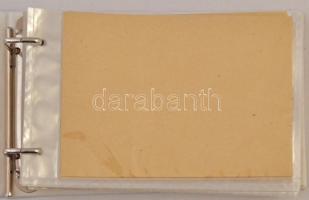 Kétgyűrűs "ABRIA" bankjegyberakó/FDC berakó, betétlapokkal, alig használt, jó állapotban