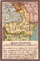 Megnézi Ön naponta a Pesti Hírlap háborús térképeit?; A romániai háború térképe; kiadja a Pesti Hírlap / WWI Map of the Romanian war (EK)
