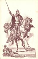 10 db RÉGI uralkodói motívumlap IV. Károlyról és Zitáról, vegyes minőség / 10 pre-1945 royalty motiv...