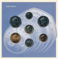 Nagy-Britannia 1991. 1p-1Ł (7xklf) forgalmi sor sérült karton díszcsomagolásban T:BU
Great Britain ...