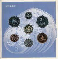 Nagy-Britannia 1991. 1p-1Ł (7xklf) forgalmi sor sérült karton díszcsomagolásban T:BU
Great Britain ...