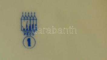 Zsolnay (tervezte:Török János) retro váza, jelzett, hibátlan, m: 40 cm