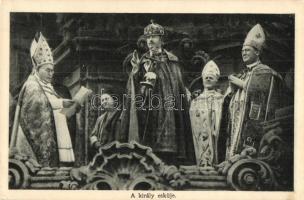 1916 Budapest IV. Károly király és Zita királyné koronázása - 10 db régi képeslap / 10 pre-1945 post...