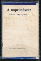 1970 A Naprendszer térképe, kísérőfüzettel, műanyag tokban,