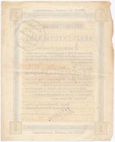 Budapest 1923. "Baróti Szeszfinomító-, Likőr- és Rumgyár Részvénytársaság" részvényutalván...