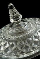 Jégkocka tartó füles vödör, fém szerelékkel, formába öntött, hibátlan, m:28 cm