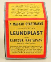1941 Beiersdorf magyar gyártmányú Leukoplast, eredeti bontatlan csomagolásában