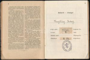 1938-1946 2 db betéti könyv: Pesti Hazai Első Takarékpénztár Egyesület, Magyar Általános Hitelbank