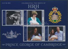 British royal family mini sheet, Brit királyi család kisív