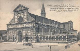 Firenze, Florence; Ricordo della Basilica di S. Maria Novella - postcard booklet with 25 pre-1945 postcards