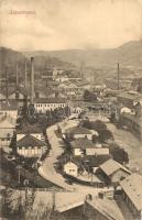 Zólyombrézó, Podbrezová; látkép, vasgyár / general view, iron works, factory (EK)