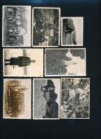 cca 1932-1945 Főként II. világháborús katonai fotók, több dátumozva, 12 db, 4,5x6 és 6x9 cm között