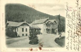 1898 Tátra, Barlangliget, Höhlenhain, Tatranská Kotlina; Kávéház és társalgó / café, casino (fl)