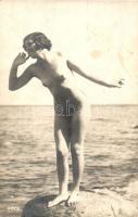 Vintage erotic nude lady, photo