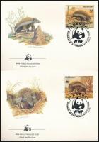 Animals of Paraguay 4 values on 4 FDC Paraguay állatai 4 érték 4 db FDC