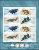 2007 Veszélyeztetett állatok bélyegfólia vágott öntapadós bélyegekkel Mi 2428-2431