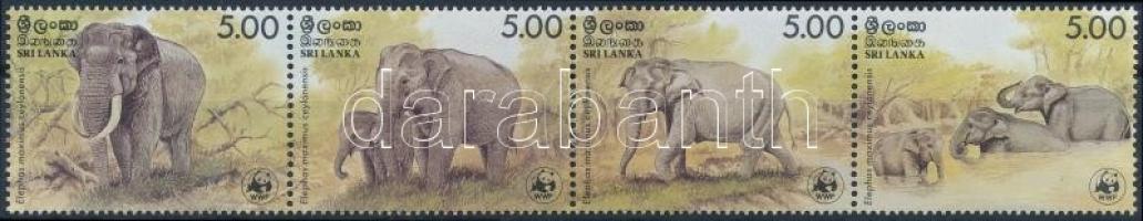 1986 WWF: Elefánt 4-es csík Mi 753-756